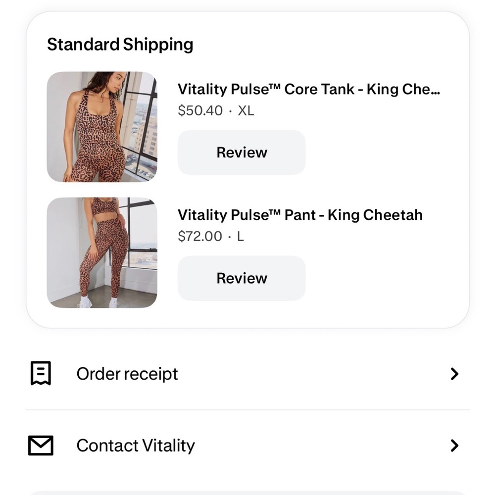 Vitality Pulse Leggings and Tank Top